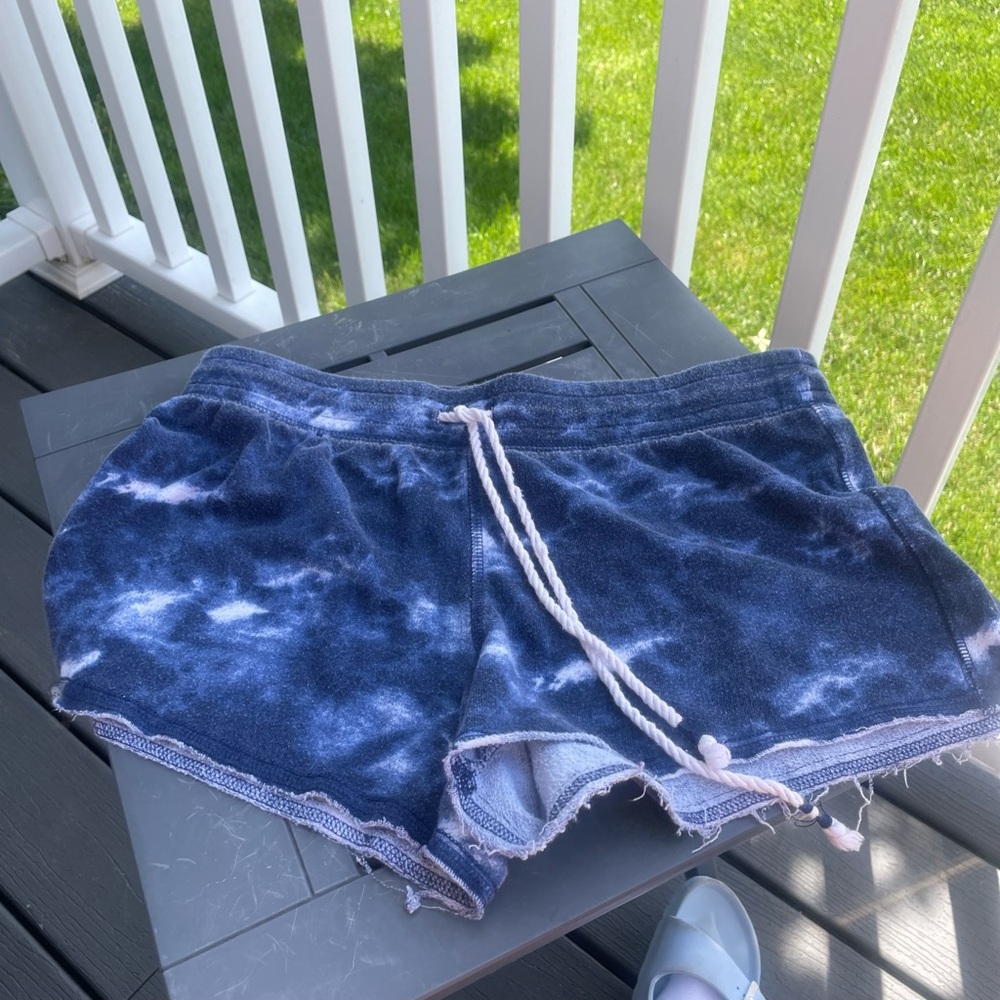 Juniors tie dye lounge shorts